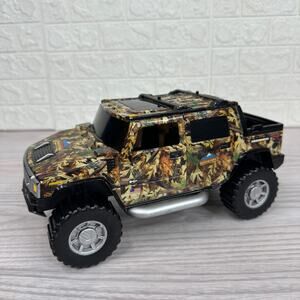 Camouflage Hummer Pickup Toy Truck Plastic Adventure Off-Road 10” Diecast Style